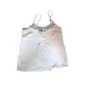 Wet Seal White Lace Blouse Tank Top Size XS